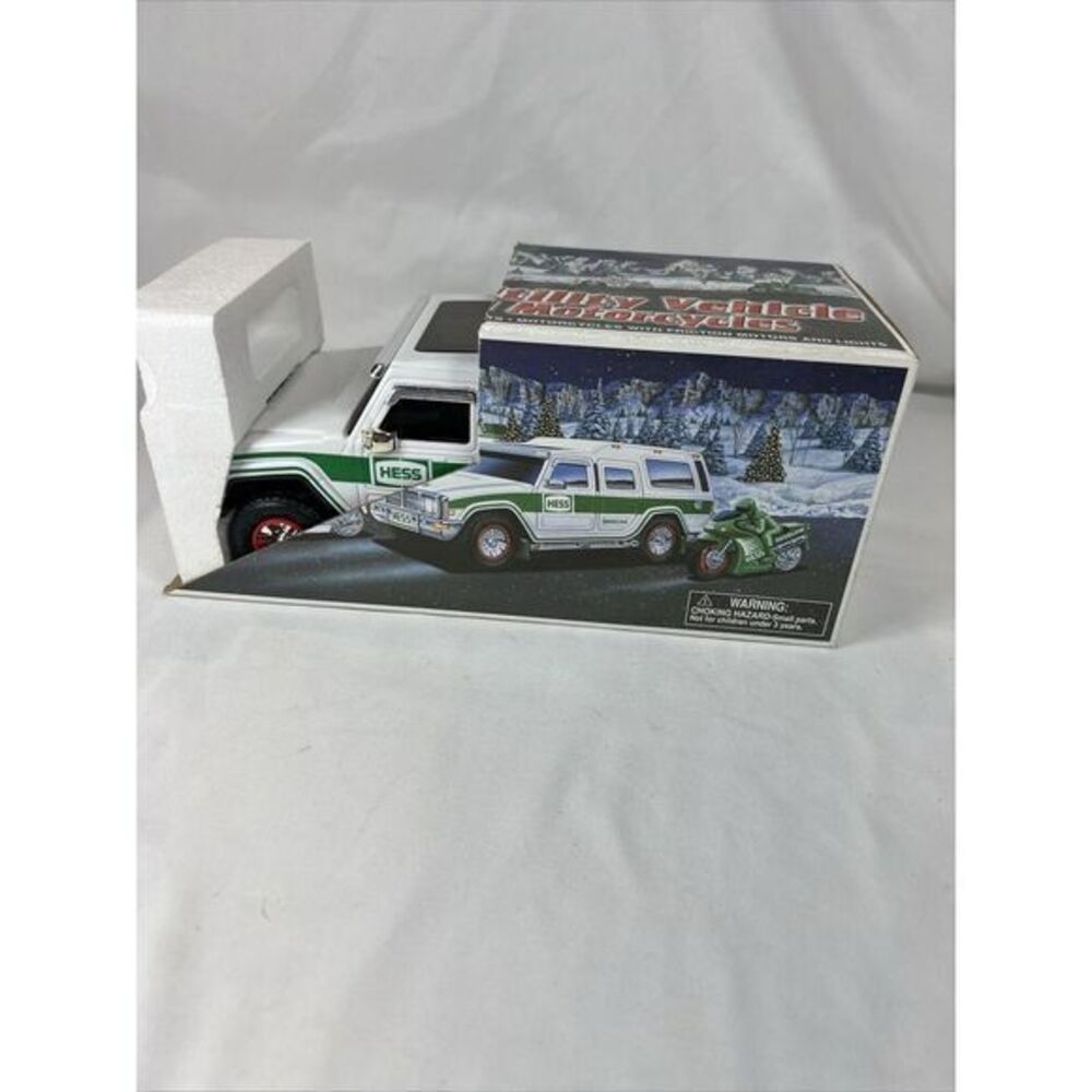 2004 Hess Toy Sport Utility Vehicle and Motorcycles 40th Anniversary Edition